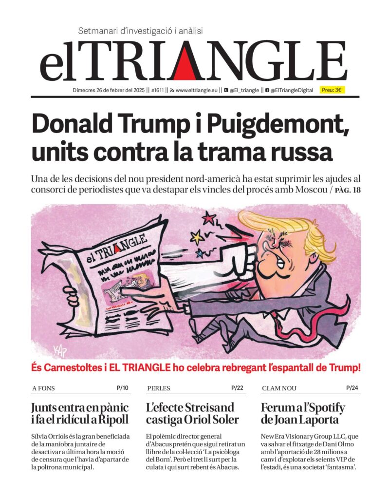 Donald Trump i Puigdemont, units contra la trama russa