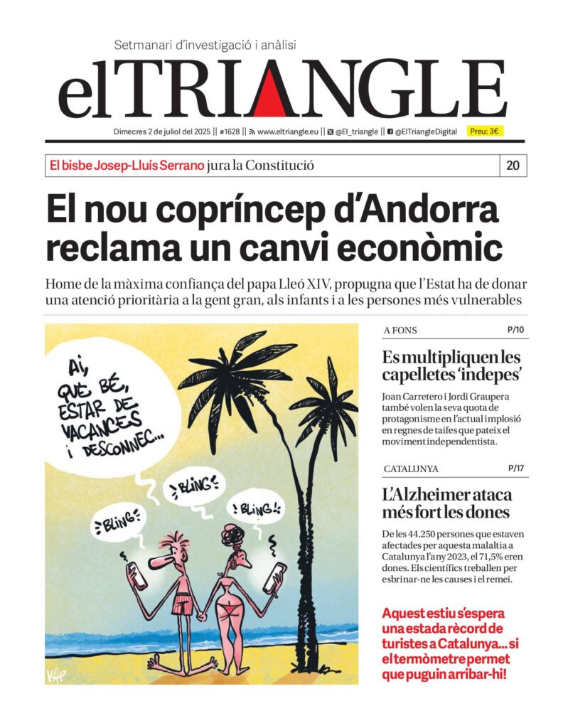 El nou copríncep d’Andorra reclama un canvi econòmic