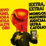 Cartell de la campanya de Mongolia contra Hazte Oír sobre la querella per blasfèmia.